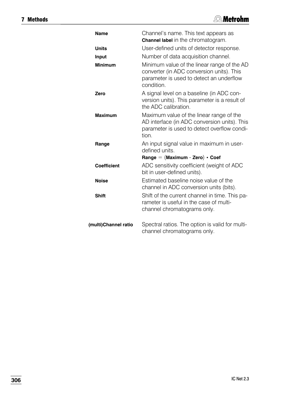 Metrohm IC Net 2.3 User Manual | Page 316 / 389