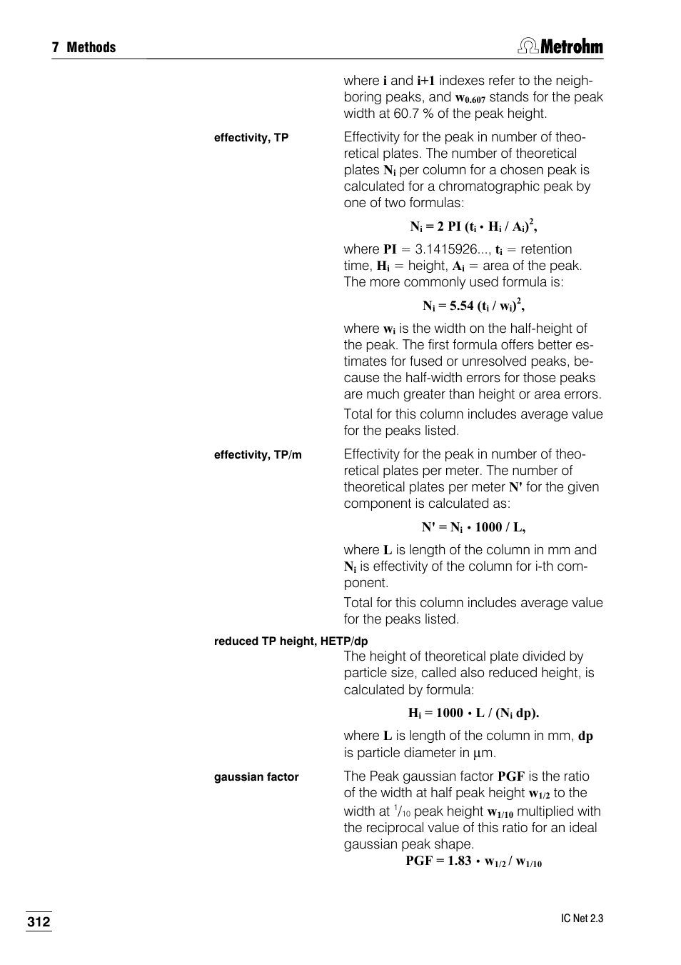 Metrohm IC Net 2.3 User Manual | Page 322 / 389