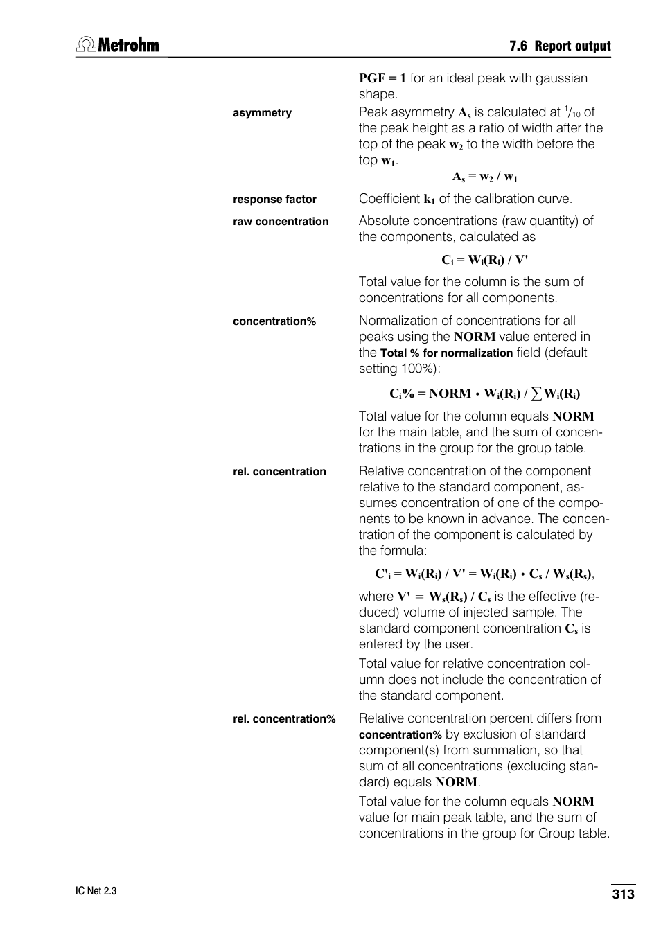 Metrohm IC Net 2.3 User Manual | Page 323 / 389
