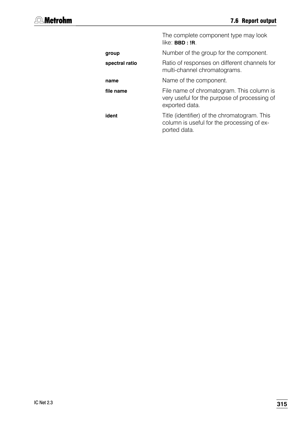 Metrohm IC Net 2.3 User Manual | Page 325 / 389