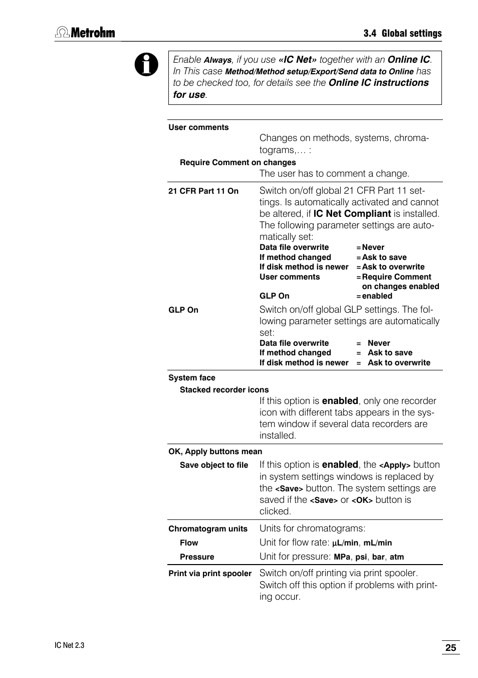Metrohm IC Net 2.3 User Manual | Page 35 / 389