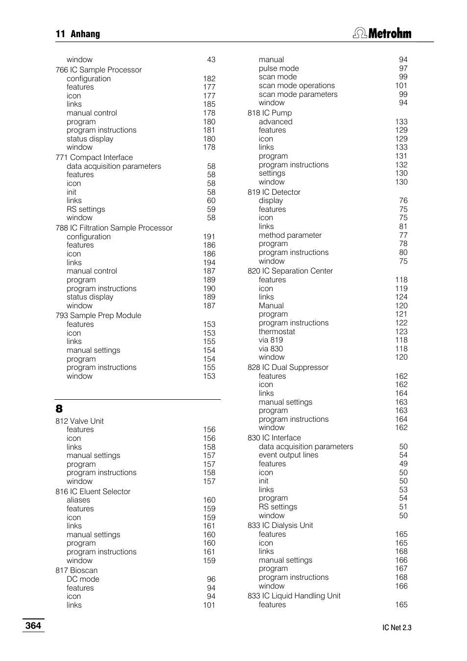 Metrohm IC Net 2.3 User Manual | Page 374 / 389