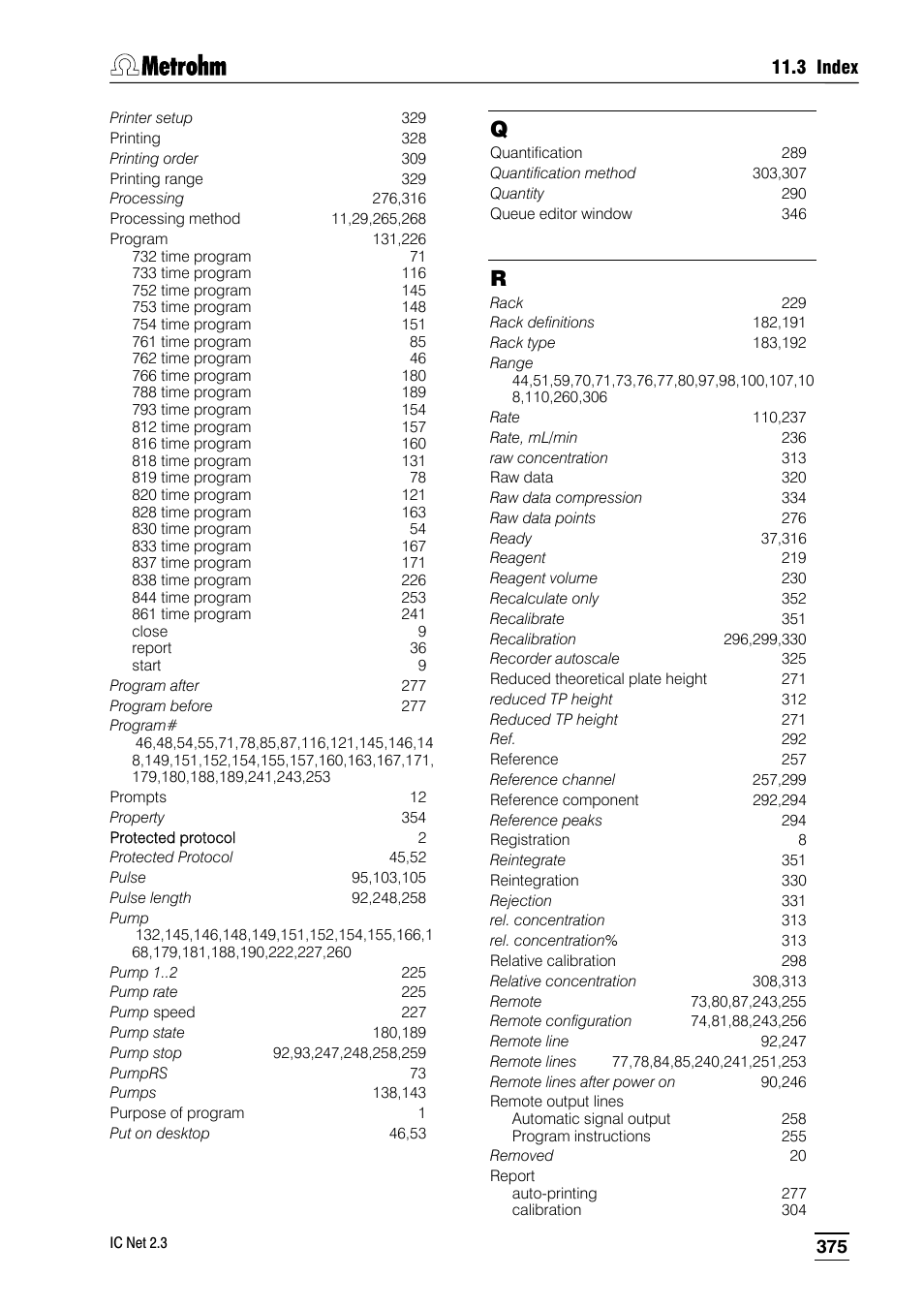 Metrohm IC Net 2.3 User Manual | Page 385 / 389