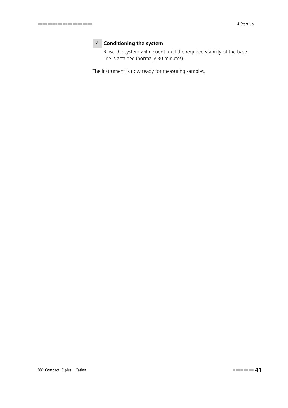 Metrohm 882 Compact IC plus – Cation User Manual | Page 49 / 93