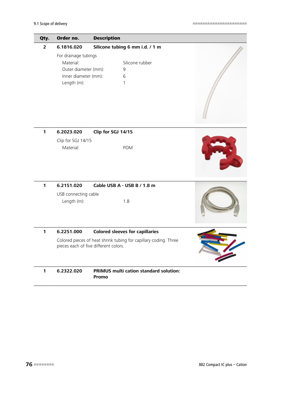 Metrohm 882 Compact IC plus – Cation User Manual | Page 84 / 93