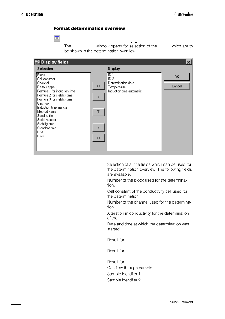 Metrohm 763 PVC Thermomat Manual User Manual | Page 81 / 157