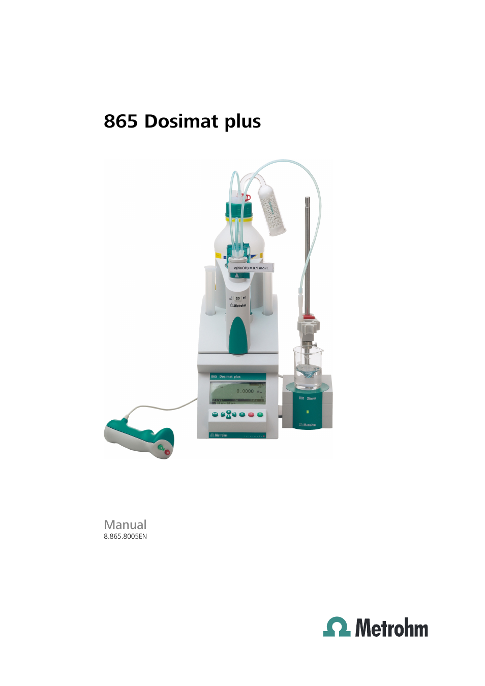 Metrohm 865 Dosimat plus User Manual | 97 pages