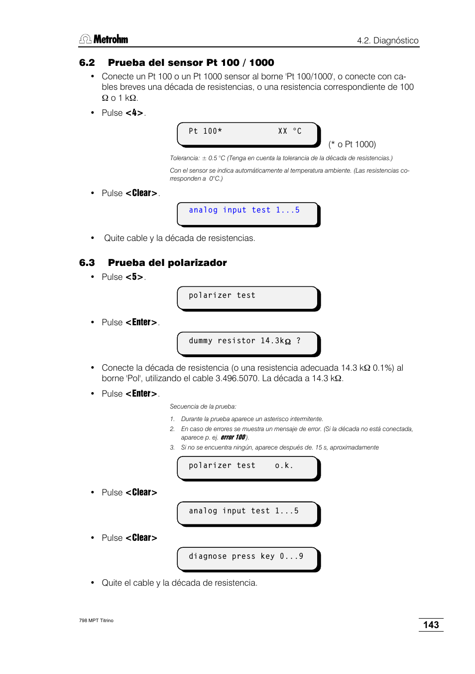 Metrohm 798 MPT Titrino User Manual | Page 147 / 184
