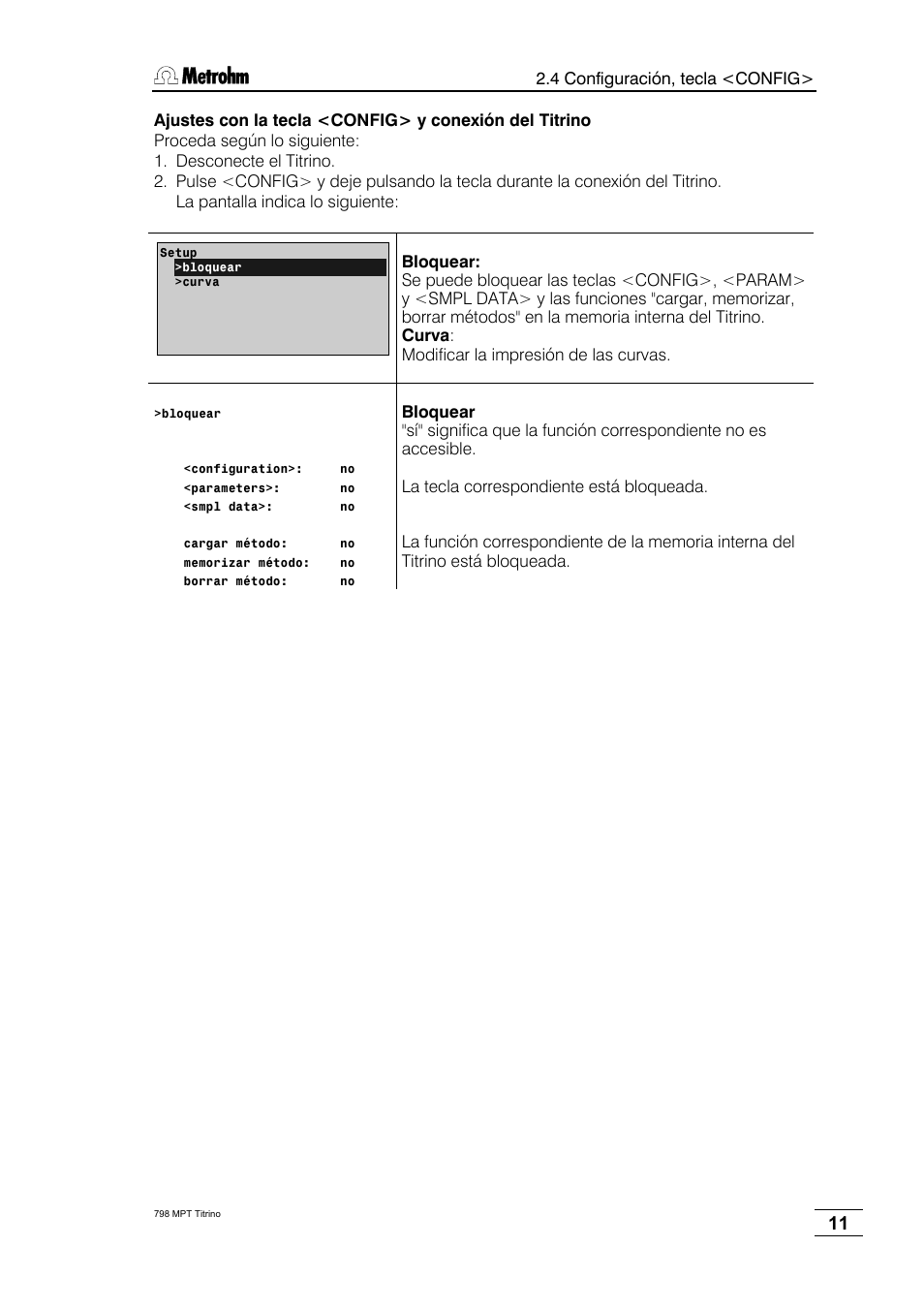 Metrohm 798 MPT Titrino User Manual | Page 15 / 184