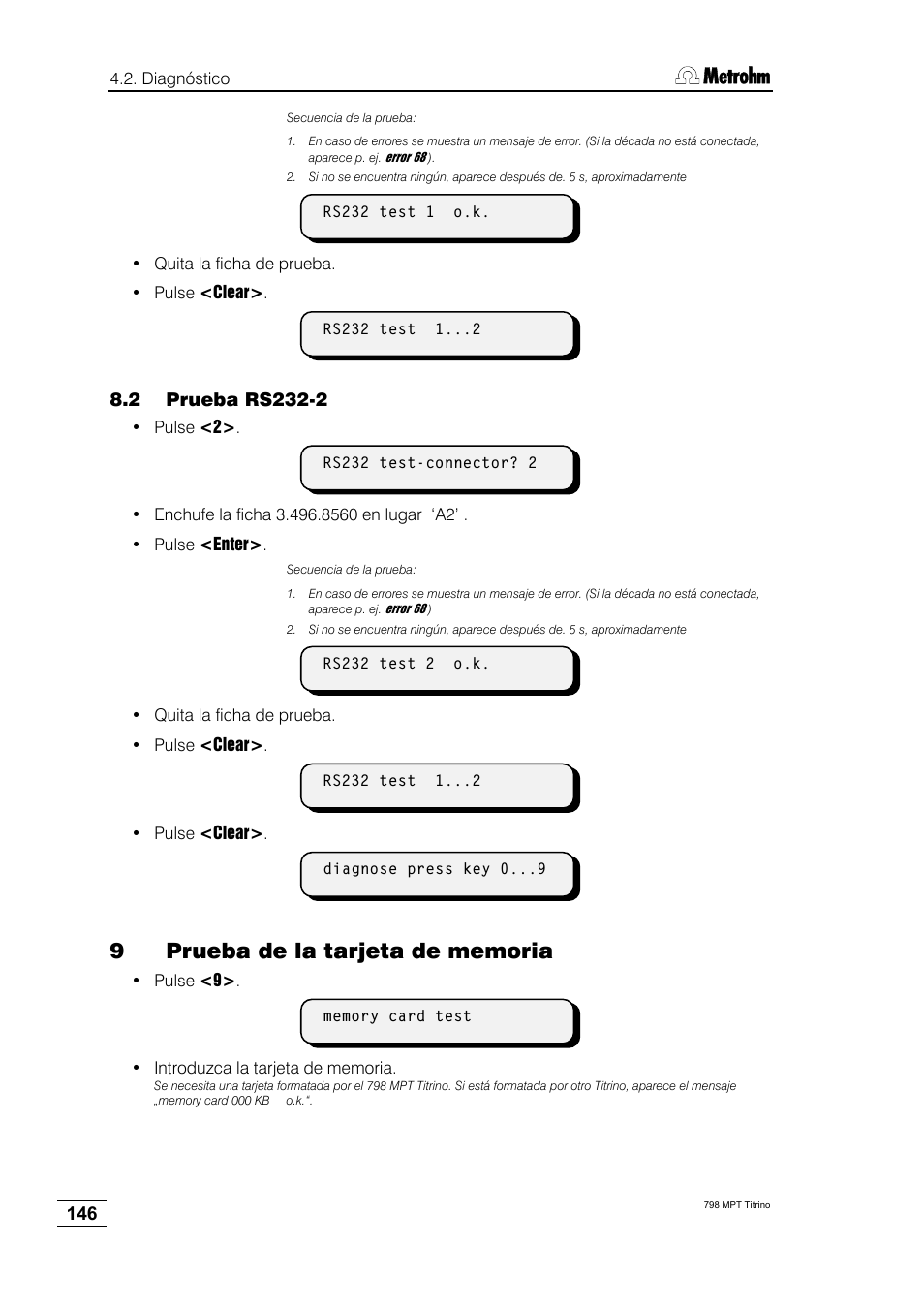 Metrohm 798 MPT Titrino User Manual | Page 150 / 184