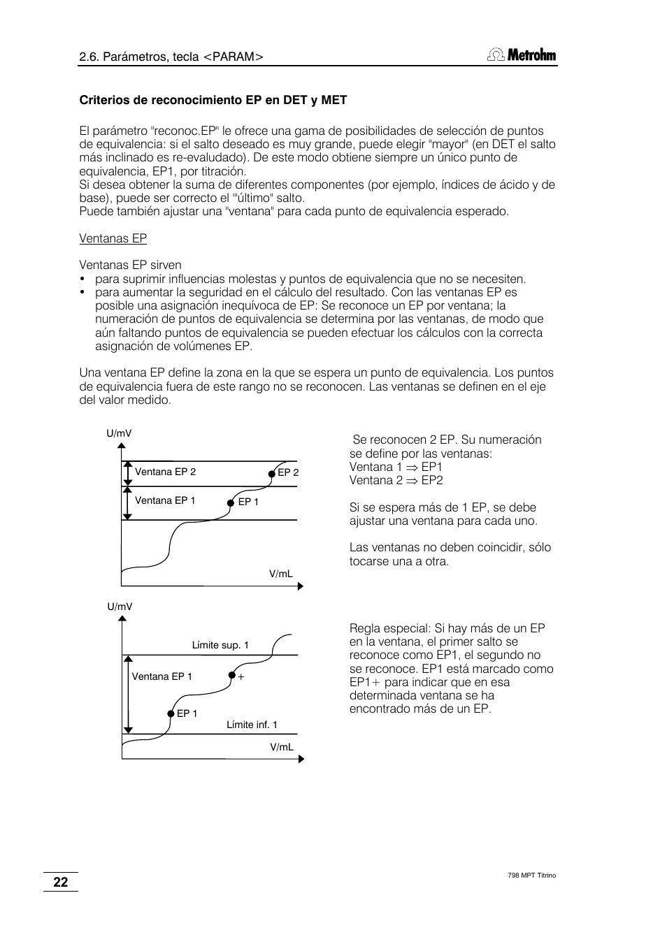 Metrohm 798 MPT Titrino User Manual | Page 26 / 184