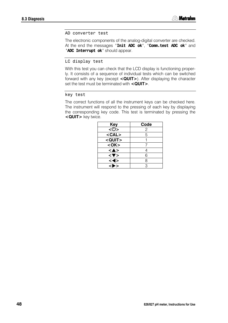 Metrohm 827 pH lab User Manual | Page 56 / 82