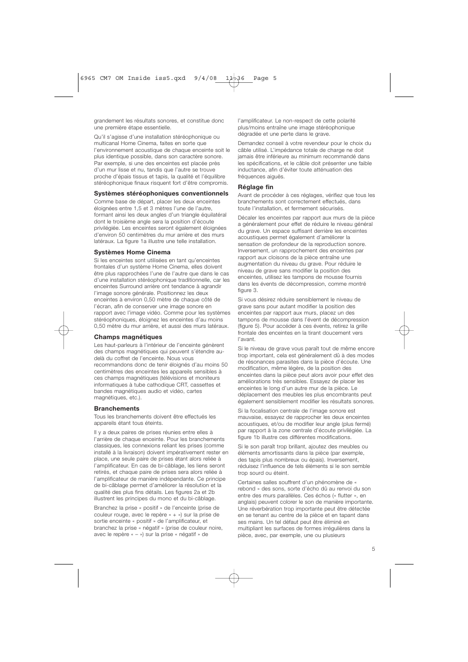 Bowers & Wilkins CM9 User Manual | Page 8 / 45