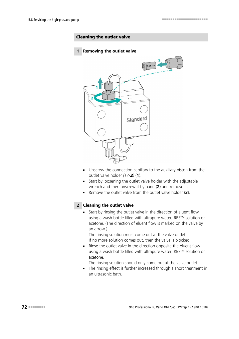 Metrohm 940 Professional IC Vario ONE/SeS/PP/Prep 1 User Manual | Page 82 / 127