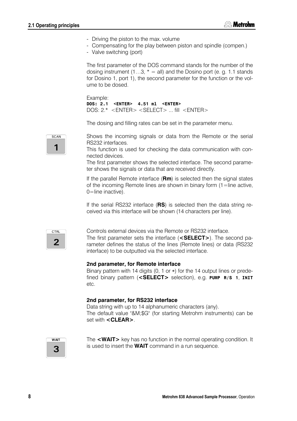 Metrohm 838 Advanced Sample Processor Manual User Manual | Page 16 / 101