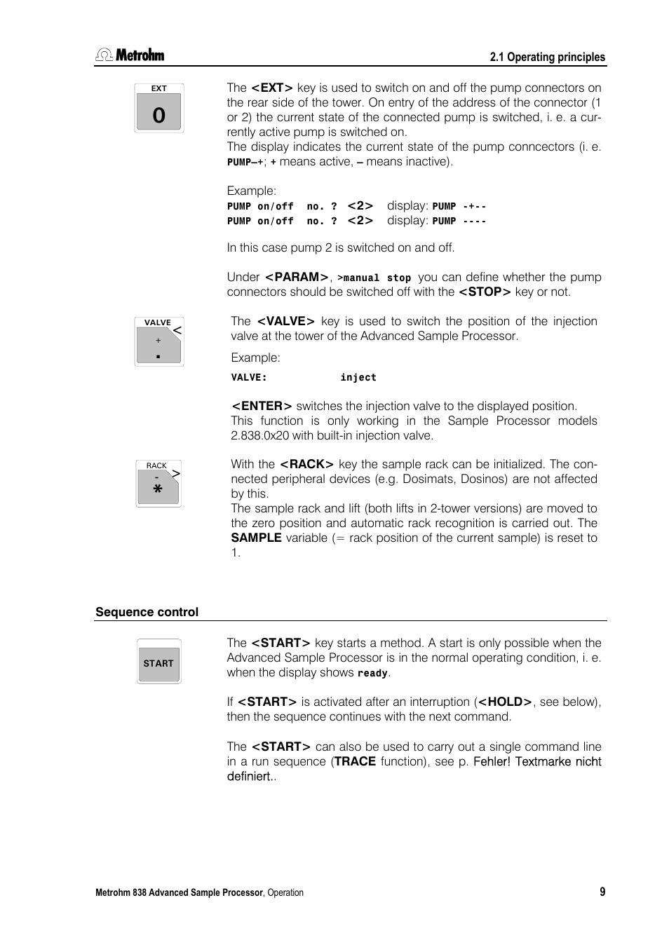 Metrohm 838 Advanced Sample Processor Manual User Manual | Page 17 / 101