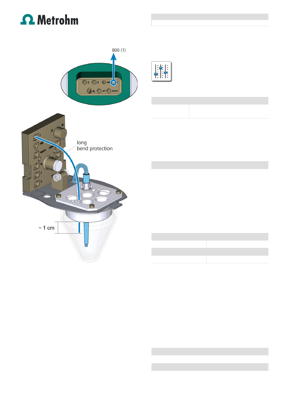 Viva «configuration, Devices, Sensors/electrodes | Dosing units, Dosing unit at 800 dosino (1) | Metrohm 894 Professional CVS semiautomated User Manual | Page 4 / 7