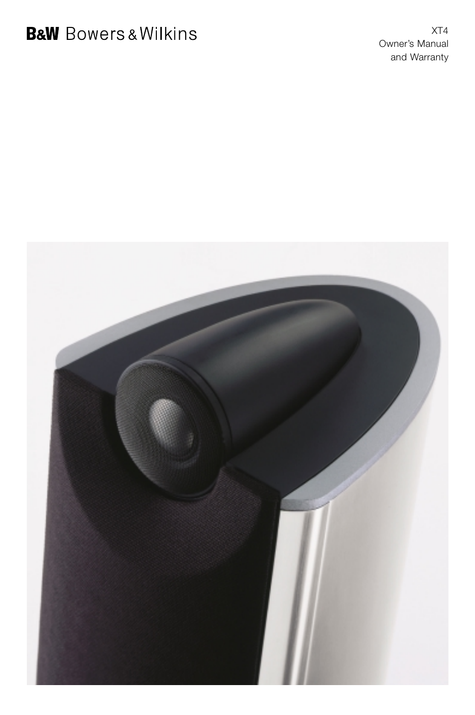 Bowers & Wilkins XT4 User Manual | 26 pages