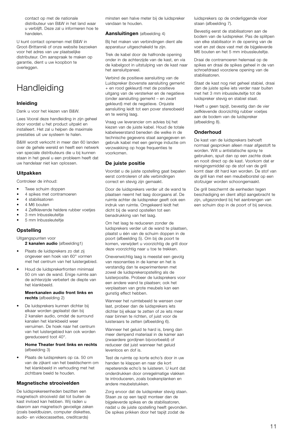 Handleiding | Bowers & Wilkins XT4 User Manual | Page 14 / 26