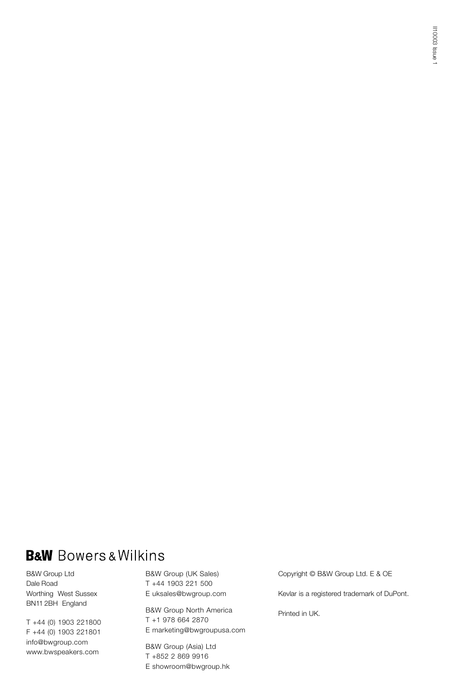 Bowers & Wilkins XT4 User Manual | Page 26 / 26