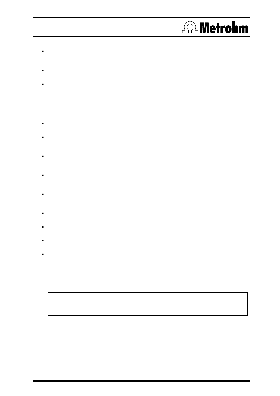 Metrohm TitrIC 1 User Manual | Page 14 / 16