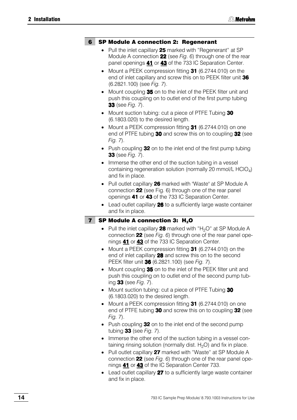Metrohm 793 IC Sample Preparation Module User Manual | Page 18 / 50
