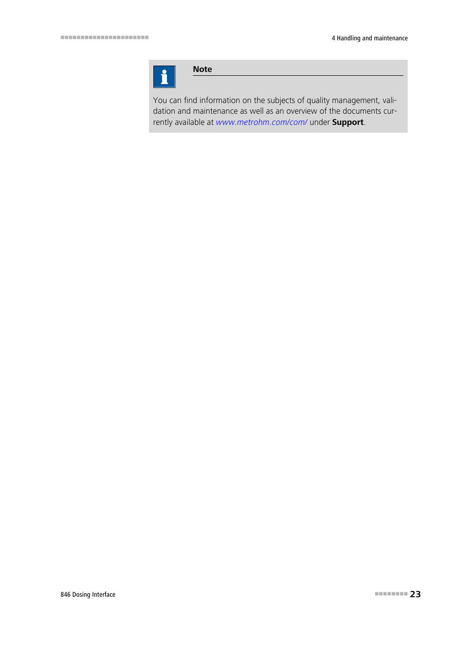 Metrohm 807 Dosing Unit User Manual | Page 31 / 43