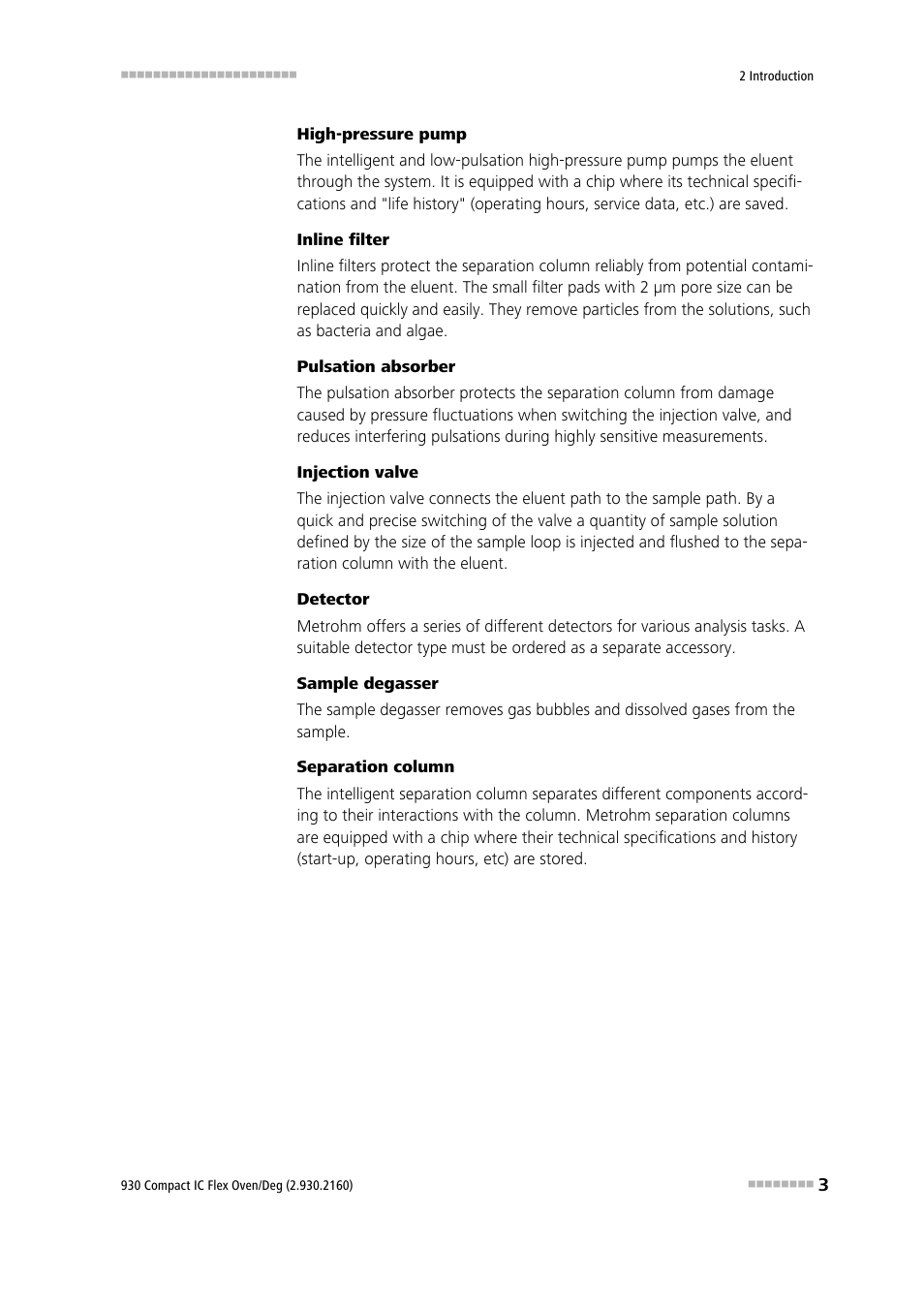 Metrohm 930 Compact IC Flex Oven/Deg User Manual | Page 11 / 42