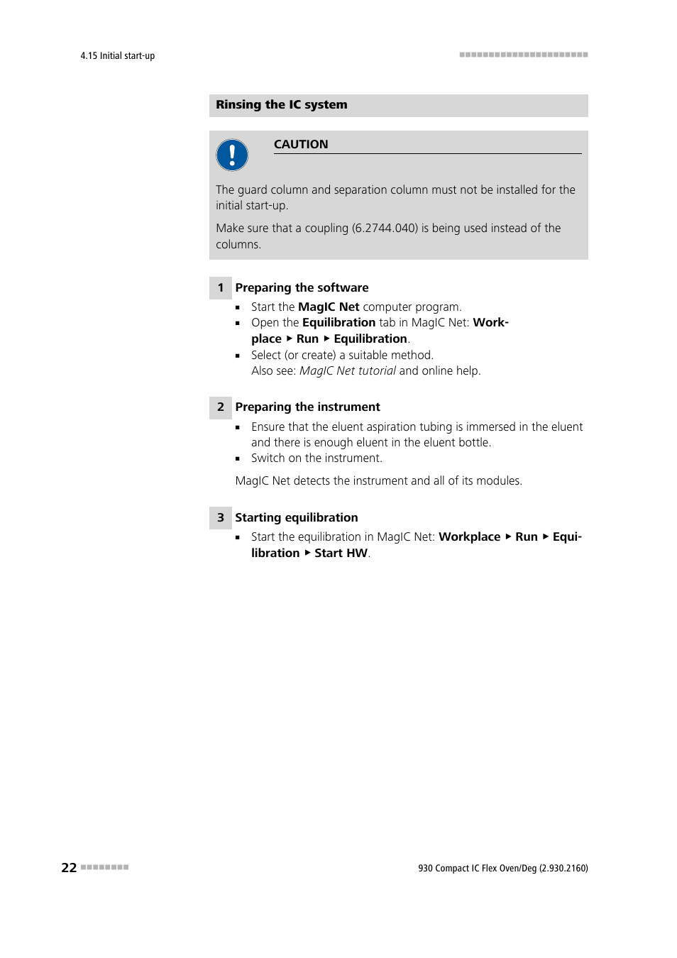 Metrohm 930 Compact IC Flex Oven/Deg User Manual | Page 30 / 42