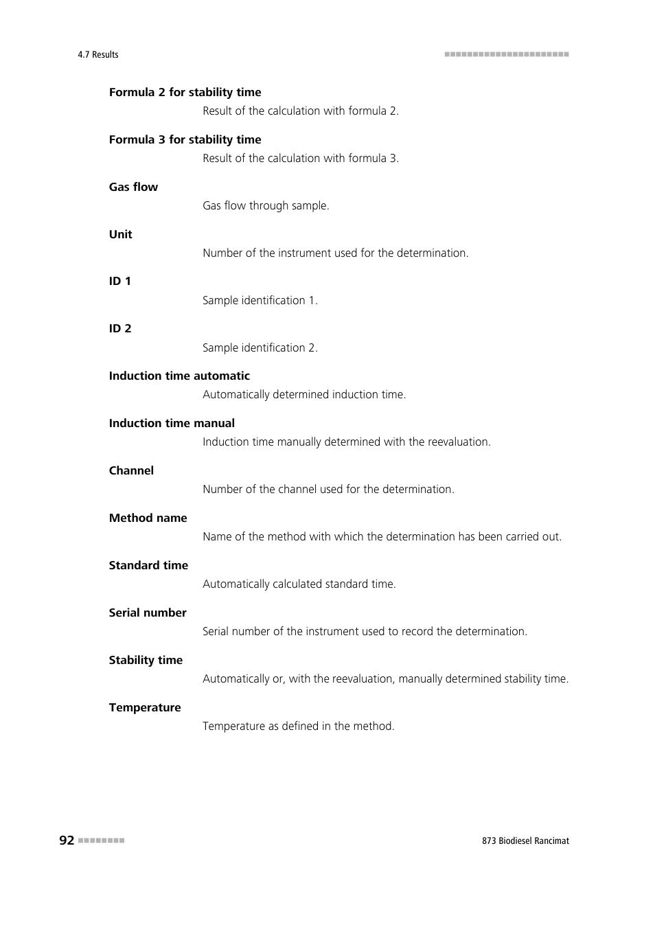 Metrohm 873 Biodiesel Rancimat Manual User Manual | Page 100 / 192