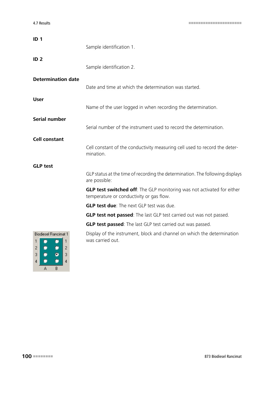 Metrohm 873 Biodiesel Rancimat Manual User Manual | Page 108 / 192