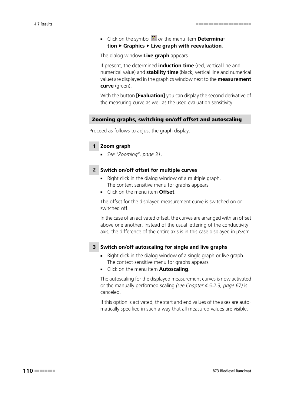 Metrohm 873 Biodiesel Rancimat Manual User Manual | Page 118 / 192