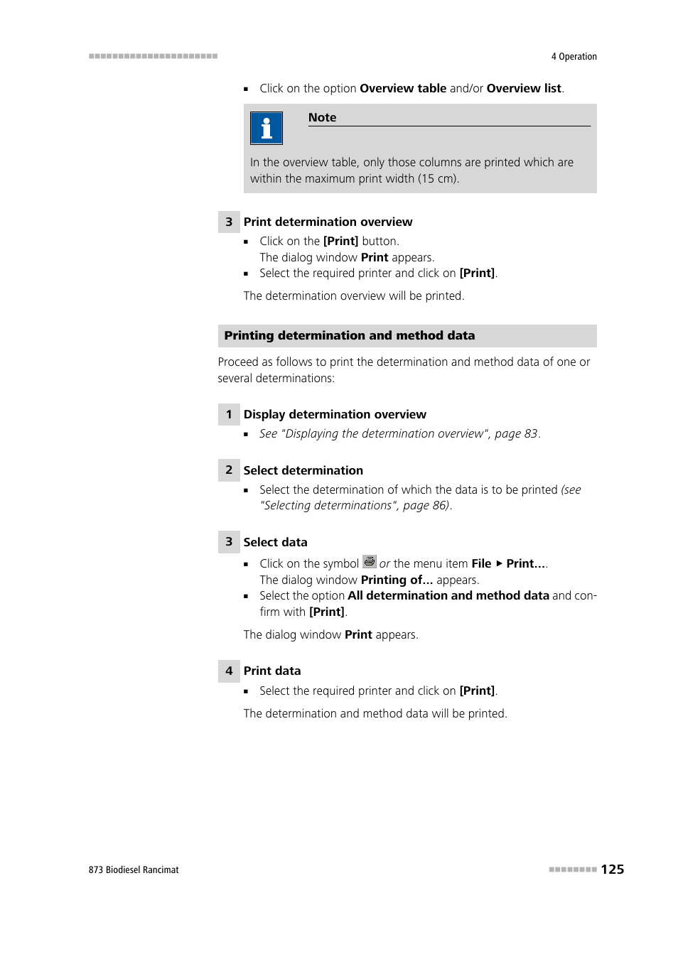 Metrohm 873 Biodiesel Rancimat Manual User Manual | Page 133 / 192