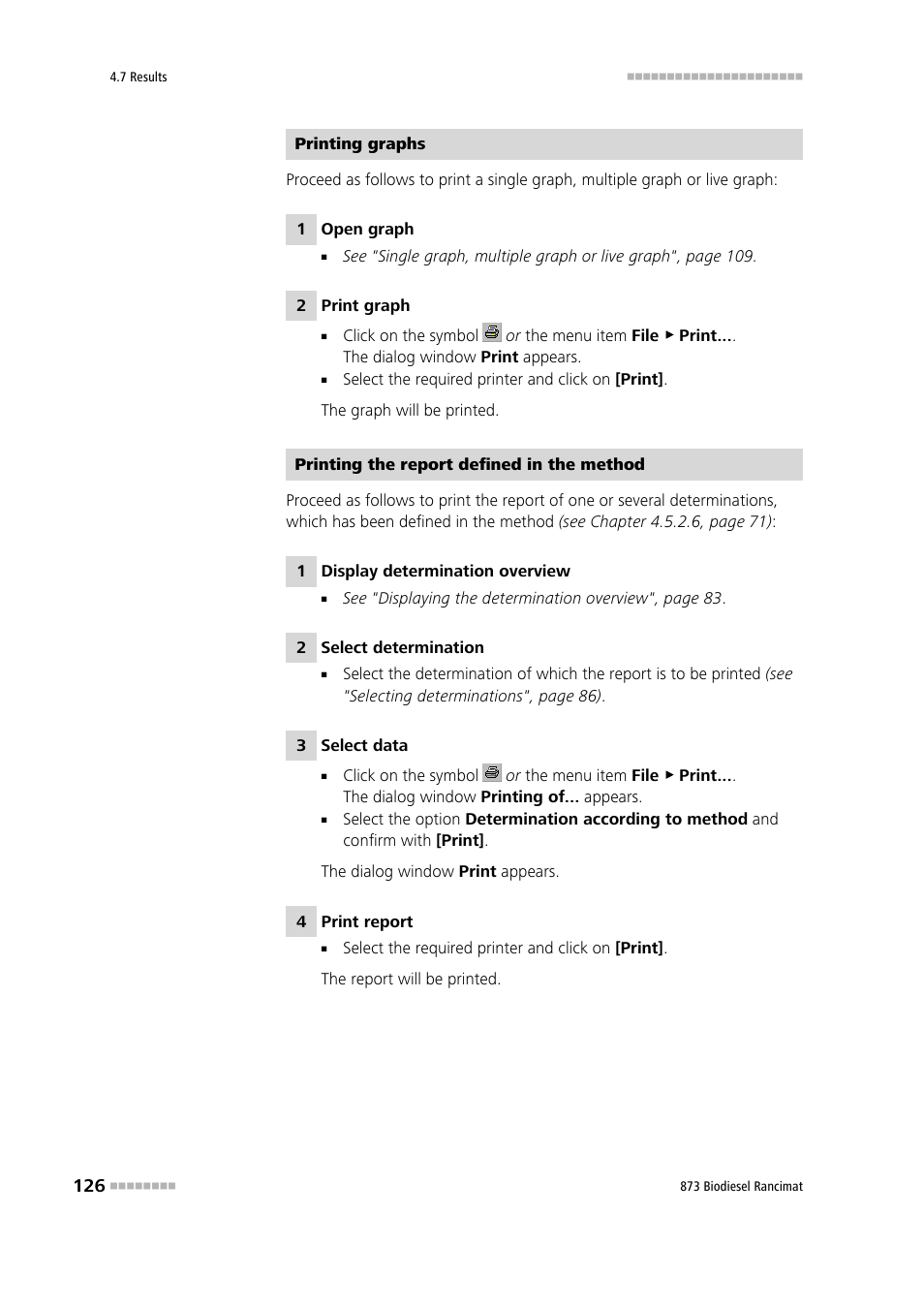 Metrohm 873 Biodiesel Rancimat Manual User Manual | Page 134 / 192