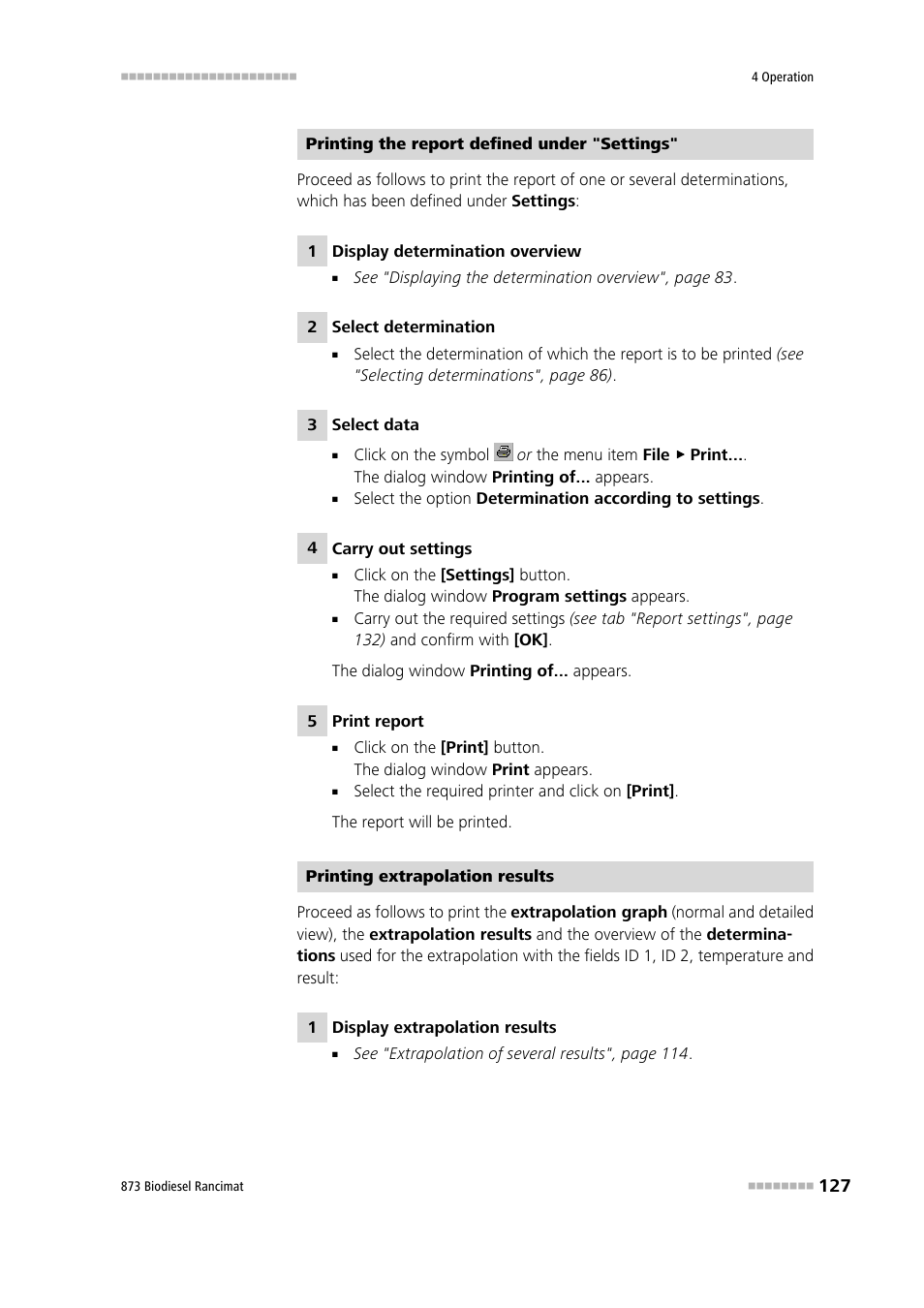 Metrohm 873 Biodiesel Rancimat Manual User Manual | Page 135 / 192