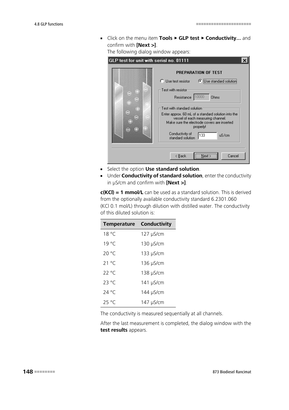 Metrohm 873 Biodiesel Rancimat Manual User Manual | Page 156 / 192