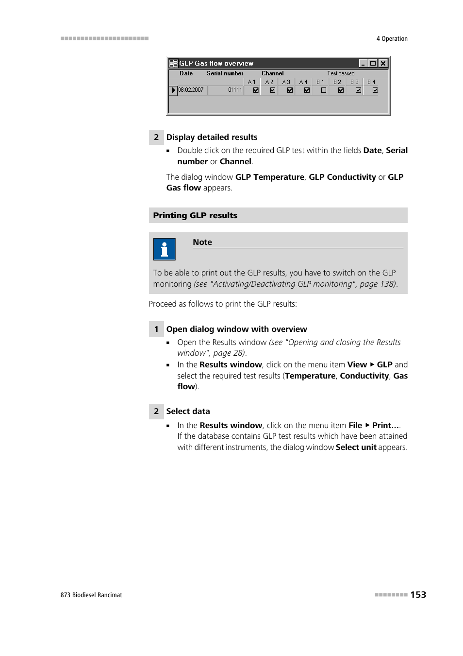 Metrohm 873 Biodiesel Rancimat Manual User Manual | Page 161 / 192