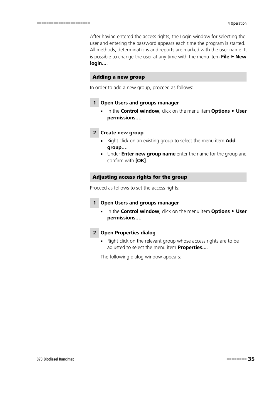 Metrohm 873 Biodiesel Rancimat Manual User Manual | Page 43 / 192