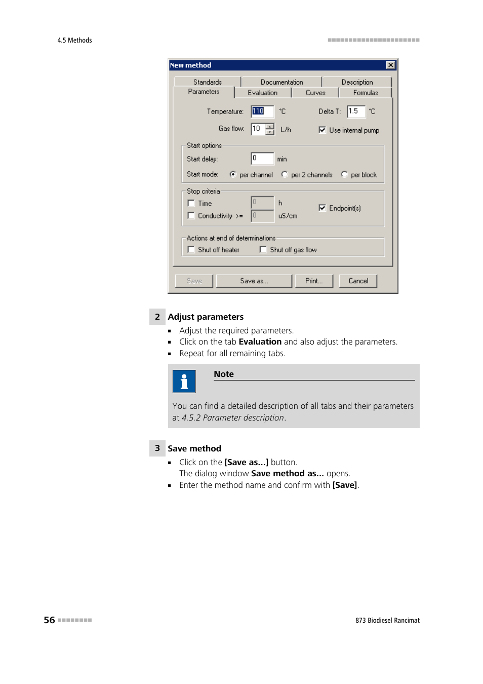 Metrohm 873 Biodiesel Rancimat Manual User Manual | Page 64 / 192