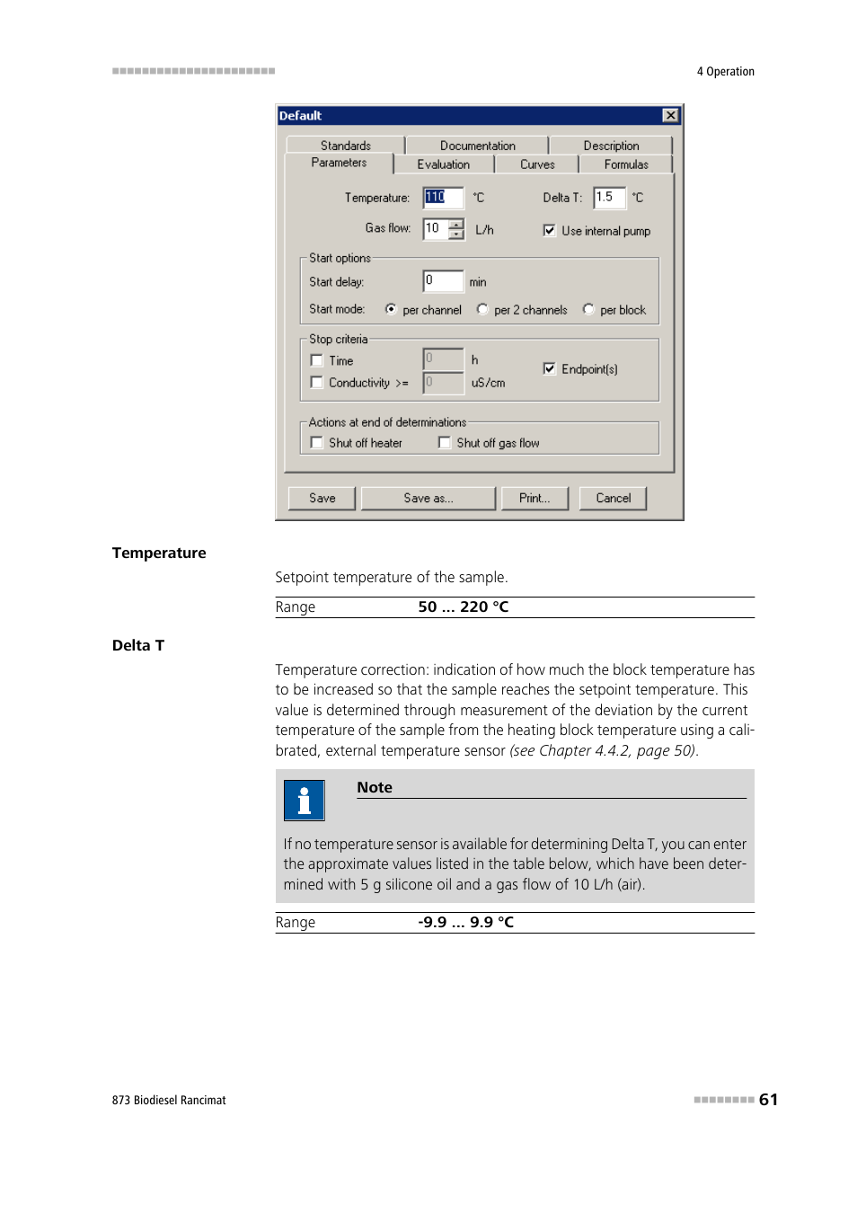 Metrohm 873 Biodiesel Rancimat Manual User Manual | Page 69 / 192