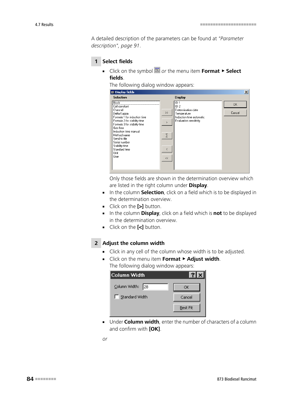 Metrohm 873 Biodiesel Rancimat Manual User Manual | Page 92 / 192