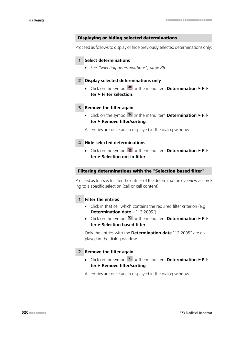 Metrohm 873 Biodiesel Rancimat Manual User Manual | Page 96 / 192