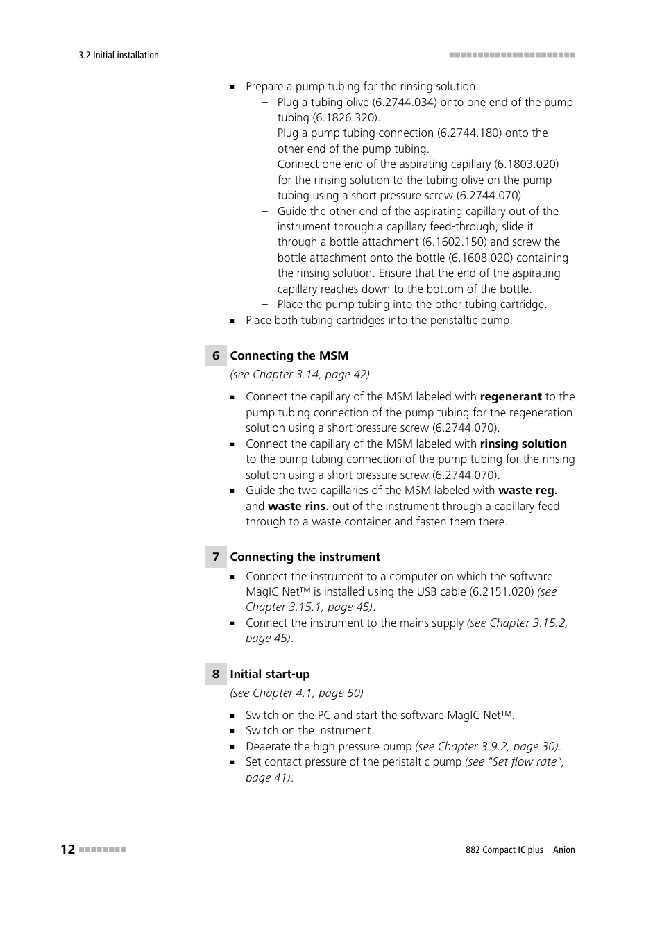 Metrohm 882 Compact IC plus  – Anion User Manual | Page 22 / 118