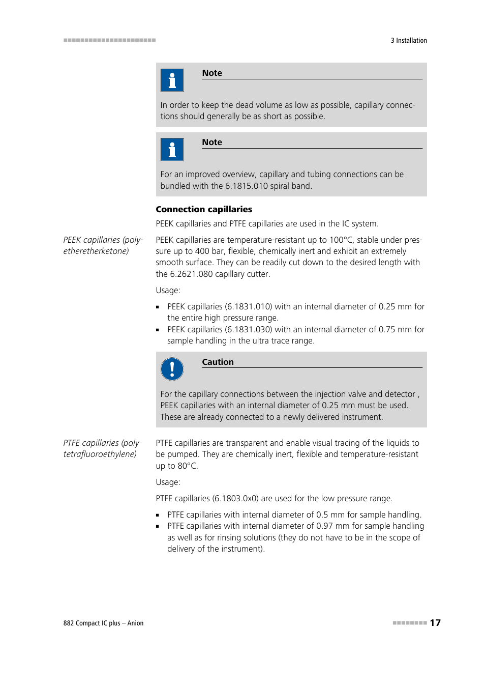 Metrohm 882 Compact IC plus  – Anion User Manual | Page 27 / 118