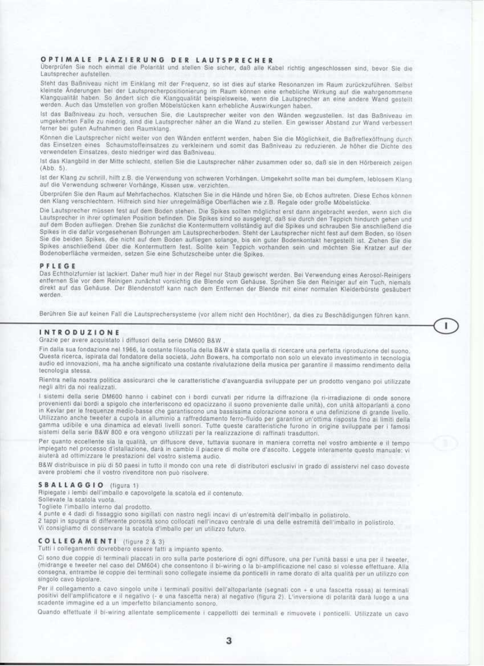 Bowers & Wilkins DM603 User Manual | Page 5 / 15