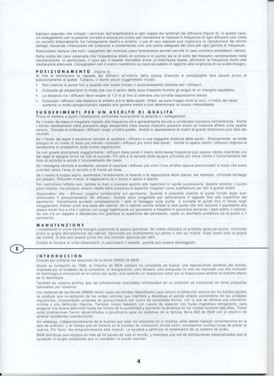Bowers & Wilkins DM603 User Manual | Page 6 / 15