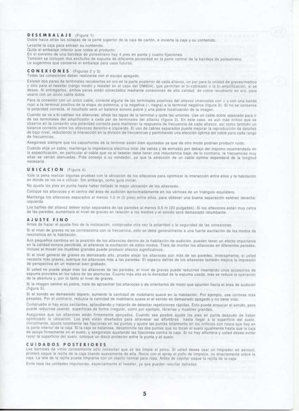 Bowers & Wilkins DM603 User Manual | Page 7 / 15