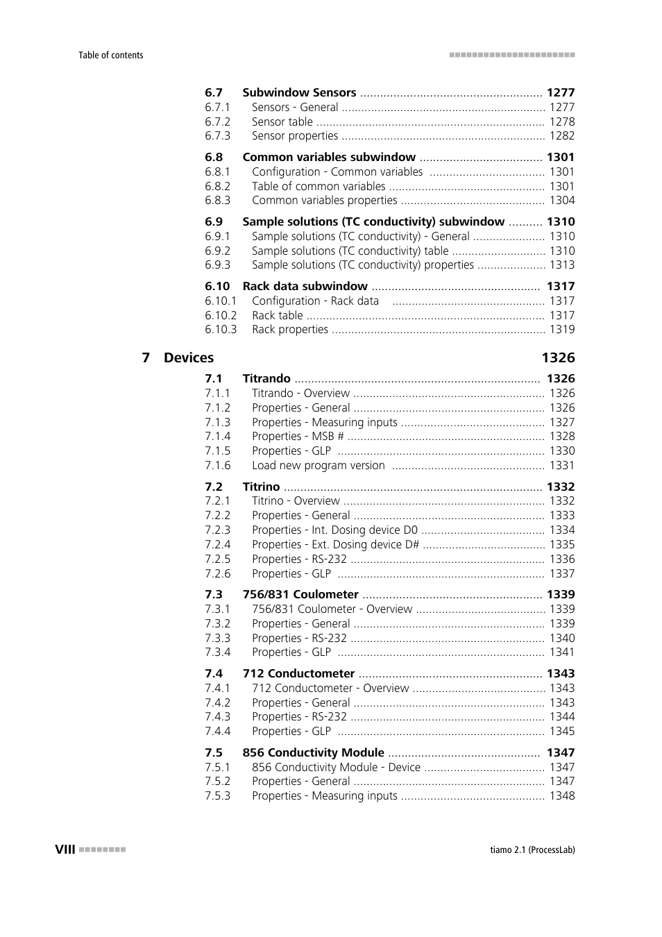 Metrohm tiamo 2.1 (ProcessLab) User Manual | Page 10 / 1602