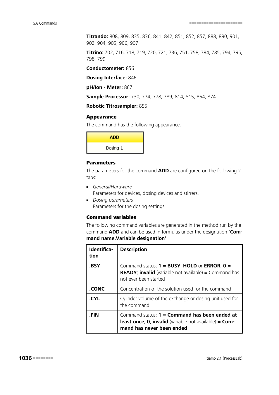 Metrohm tiamo 2.1 (ProcessLab) User Manual | Page 1052 / 1602