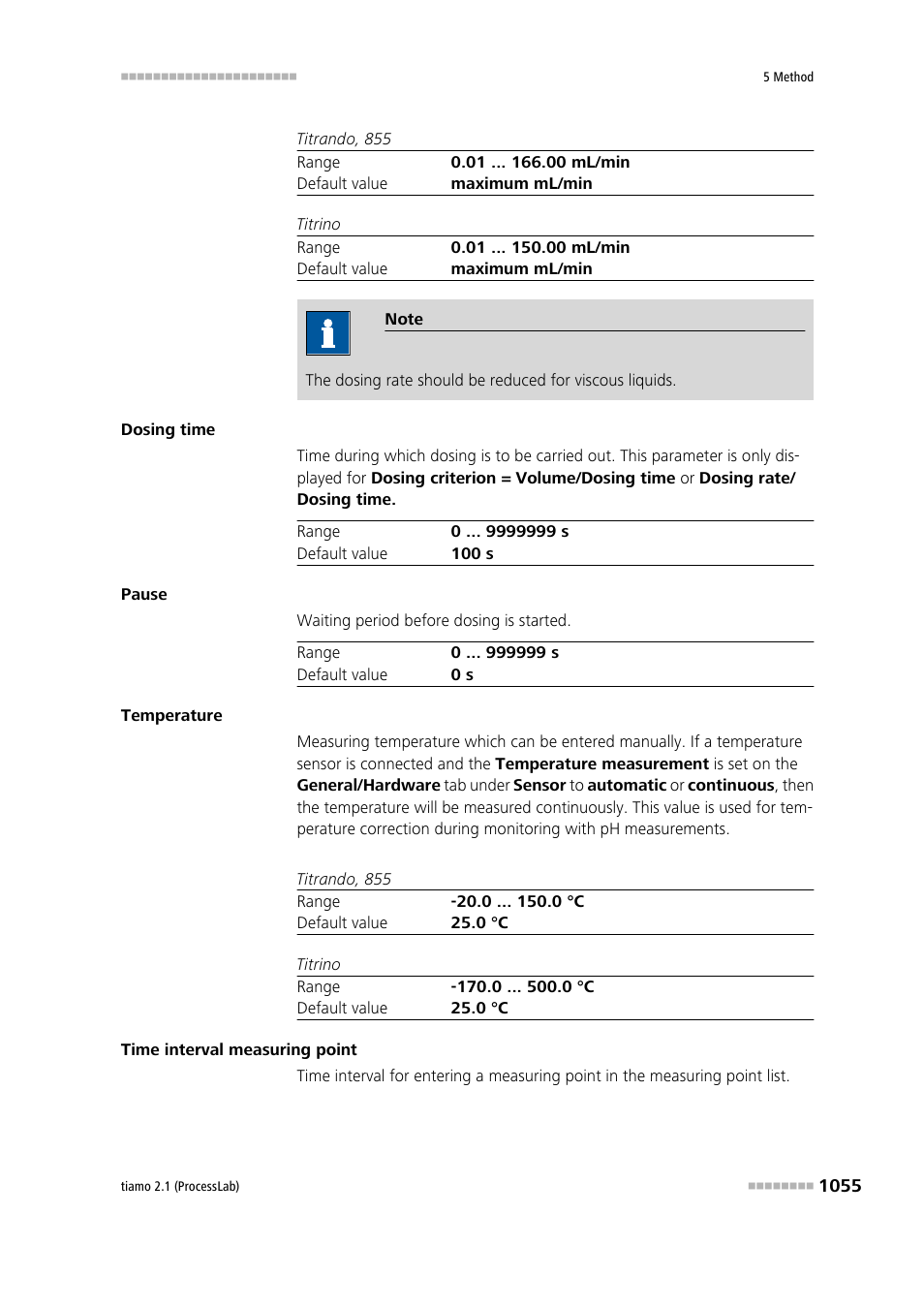 Metrohm tiamo 2.1 (ProcessLab) User Manual | Page 1071 / 1602